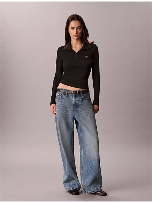 ls wvn label tneck herley CALVIN KLEIN JEANS | LV047H203GUB1